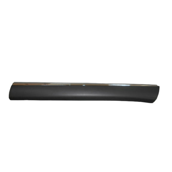 FRONT PASSENGER SIDE LOWER DOOR MOLDING; TEXTURED-BLACK WITH UPPER    CHROME TRIM; MADE OF PLASTIC