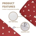 thumbnail image 3 of Valentines Day Dish Drying Mat 18x24 Inch Valentine Red Love Heart Drying Mats for Kitchen Counter Super Absorbent Microfiber Large Dish Drying Pad Heat Resistant Dish Draining Rack Mat, 3 of 7