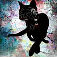 thumbnail image 2 of LightBoxJournal 12x12 White Modern Wood Framed Museum Art Print Titled - Playful Kitty 5, 2 of 4