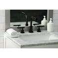 thumbnail image 3 of Fauceture FSC8955CKL Kaiser Widespread Bathroom Faucet with Pop-Up Drain, Oil Rubbed Bronze, 3 of 5