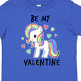 thumbnail image 4 of Inktastic Be My Valentine with Chibi Unicorn Boys or Girls Toddler T-Shirt, 4 of 5