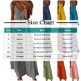 thumbnail image 4 of Summer Dresses for Women 2025 Fashion Women's Summer Casual V-Neck Camis Sleeveless Solid Beach Sundresses Boho Dresses Dresses for Women Gray 2XL, 4 of 7