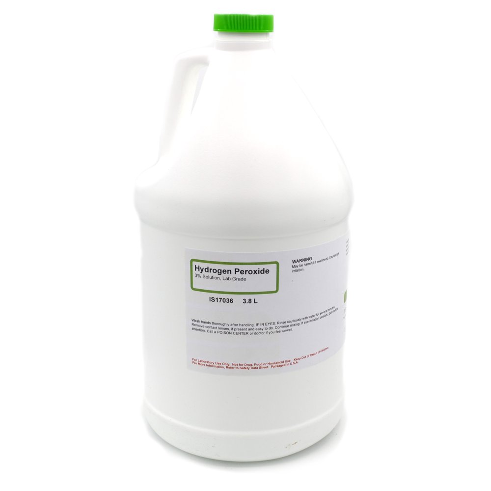 3 LaboratoryGrade Hydrogen Peroxide, 3.8L The Curated Chemical