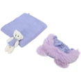 thumbnail image 5 of Baby photography cotton set, hat, wrap, doll toy, newborn baby photo props, light purple hat+wrap+doll, 5 of 5