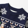 thumbnail image 5 of Toddler Boy Girl Christmas Sweater Cotton Pullover Reindeer Snowman Sweatshirts Tops for 2-6 Years, 5 of 7