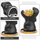 thumbnail image 3 of 9.5cm Ceramic Flower Pots, Succulent Plant Flower Pots, Mini Hippo Plant Pot, Ceramic Plant Pots Decoration For Bonsai Succulent Plants Black, 3 of 5
