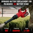 thumbnail image 2 of 18v 8.0 Ah M18 Batteries Replacement for Original 48-11-1880 20v Max Battery Cordless Tools 2646-22CT,2643-21CT,2641-21CT,2646-21CT,2646-20 Lithium-Ion Battery Pack, 2 of 5