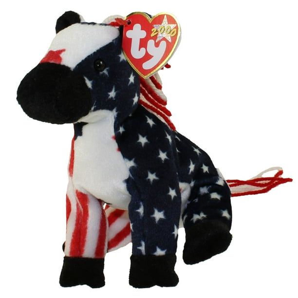 TY Beanie Baby LEFTY 2000 the Donkey (6 inch)