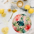 thumbnail image 2 of Society6 Marta Barragan Camarasa Colorful Tropical Paradise Round Cutting Board, 11.5" x 11.5", 2 of 2