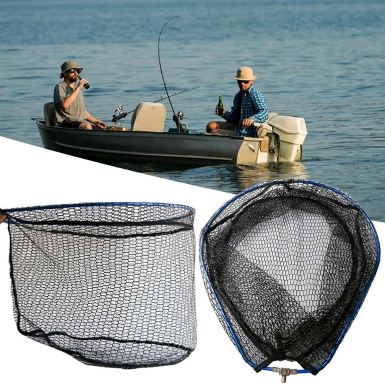 KUNyu Fishing Net Head Salvage Fish Quick-drying Strong Triangle Frame  Sturgeon Fishing Landing Net Head
