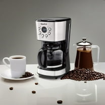 Programmable Drip Coffee Maker - 12 Cups - LCF Display - Stainless Steel Design