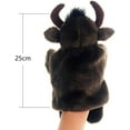 thumbnail image 5 of Plush Cow Bull Hand Puppets Stuffed Animals Toys for Imaginative Pretend Play Storytelling, 5 of 5