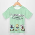 thumbnail image 3 of Cuphead T-Shirts for Boys Girls, Kids 3D Print Short Sleeve, Unisex Crew Neck Tee Shirts for Youth, 3 of 9