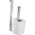 thumbnail image 4 of iDesign Classico Metal Toilet Paper Reserve, over the tank tissue organizer for storage, Chrome, 4 of 7