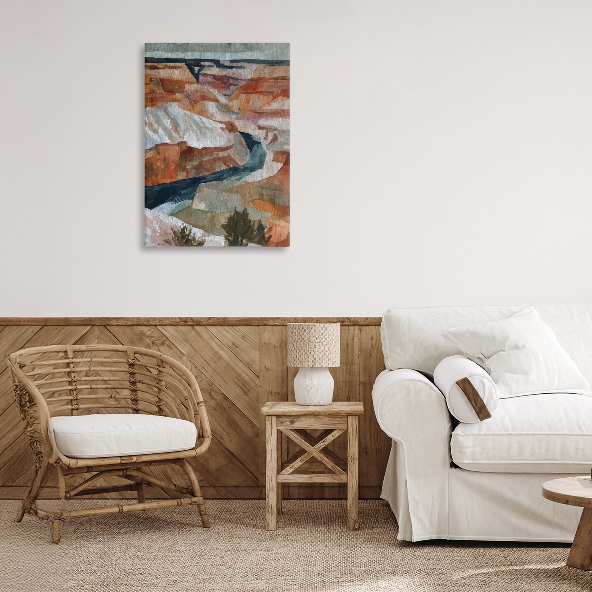 Stupell Industries Canyon Rim Textures Impression Canvas Wall Art, design by Chromatic Storm Studio
