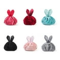 thumbnail image 4 of Travel Toiletry Drawstring Bag Cosmetic Makeup Up Tool Drawstring Storage Bags Sundries Organizer Pouch Home Outdoor Bathroom Toilet Red, 4 of 9