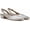 Silver Metallic, variant on Women's Banks Slingback Pumps Dark Gold/Black 8M