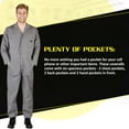 thumbnail image 6 of M&M SCRUBS Men Long Sleeve Coverall 861, 6 of 6