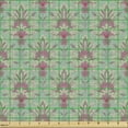 thumbnail image 2 of Damask Upholstery Fabric by the Yard, Vintage Victorian Floral Inspired Rhythmic Pattern, Decorative Fabric for DIY and Home Accents, Multicolor by Ambesonne, 2 of 5