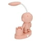 thumbnail image 4 of Lámpara De Escritorio Pequeña, Lámpara De Estudio De Luz Suave Suave De Forma Recargable Con Sacapuntas De Portalápices Para Dormitorio ANGGREK Rosa, 4 of 8