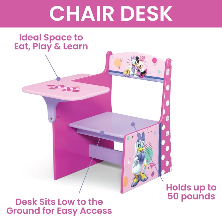 Minnie Mouse 3-Piece Toddler Bedroom Set by Delta Children, Pink