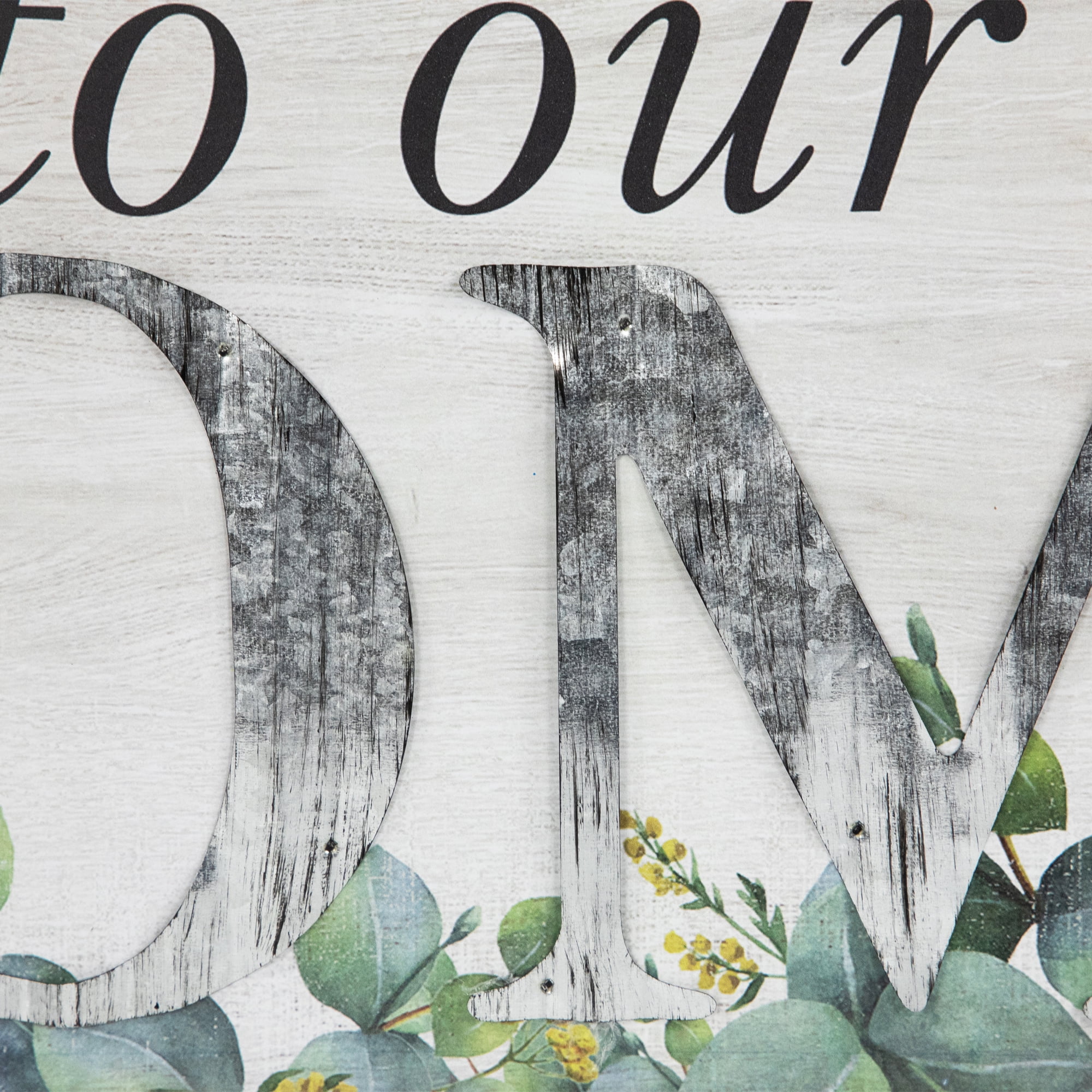 Northlight Welcome to Our Home Wall Sign - 29.75"