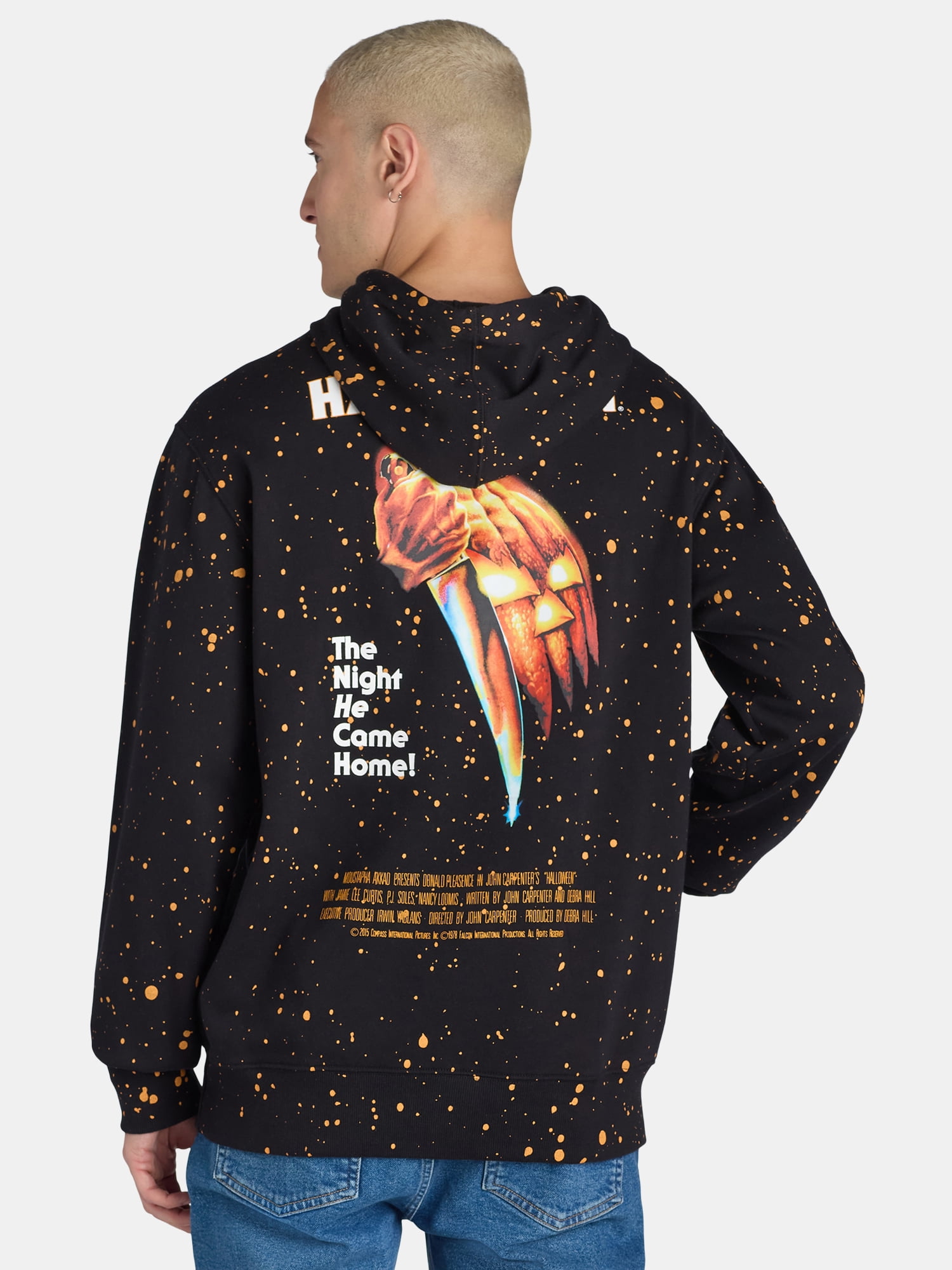 John Carpenter's Halloween Men's & Big Men's Graphic Hoodie Sweatshirt, Sizes S-3XL