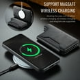 thumbnail image 5 of Dteck for Samsung Galaxy S24 Magnetic Case with Detachable Wallet Card Holder, Compatible with MagSafe, RFID Blocking Credit Slots Kickstand Shockproof Phone Cover for Women Men,Black, 5 of 6