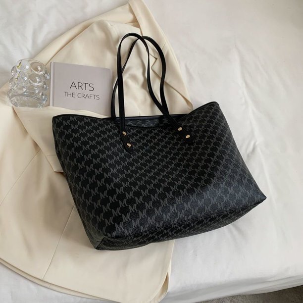 Bolso de gran capacidad de alta gama Bolso general que combina con todo Bolso de mano portátil con textura de moda para mujer Bolso grande
