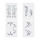 thumbnail image 3 of Tatuajes temporales, pegatinas temporales, calcomanías faciales, pegatinas para festivales, espectáculos, disfraces, carnavales y eventos., 3 of 9