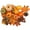 Orange, variant on Fall Décor Pumpkin Ornaments - 50 Pack Miniature Pumpkins for Autumn Wreaths and Thanksgiving Displays - for Seasonal Celebrations and Home Decoration 50PCS
