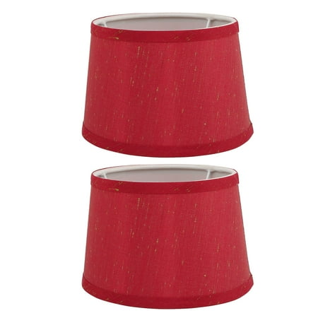 2pcs E14 Table Light Shade Droplight Wall Lamp Candle Chandelier 2pcs E14 Table Light Shade Droplight Wall Lamp Candle Chandelier Red