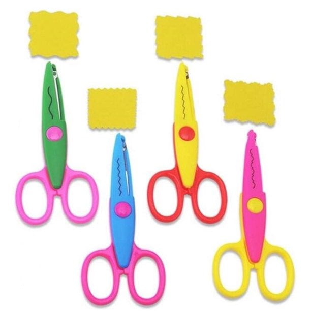Cribun Craft Scissors Decorative Edge, 4 Pack