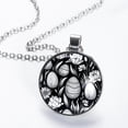 thumbnail image 2 of Easter Women's Circular Glass Pendant Necklace, 2 of 5