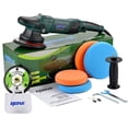 thumbnail image 1 of Pulidora Orbital HONE HNPR615B Negro 15 mm Largo Doble Acción 850 W Velocidad Variable, 1 of 8