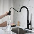 thumbnail image 3 of Single Handle Pull Down Kitchen Faucet with Dual Function Sprayhead, 3 of 9