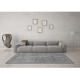 thumbnail image 3 of Ahgly Company Indoor Square Abstract Gray Modern Area Rugs, 3' Square, 3 of 4