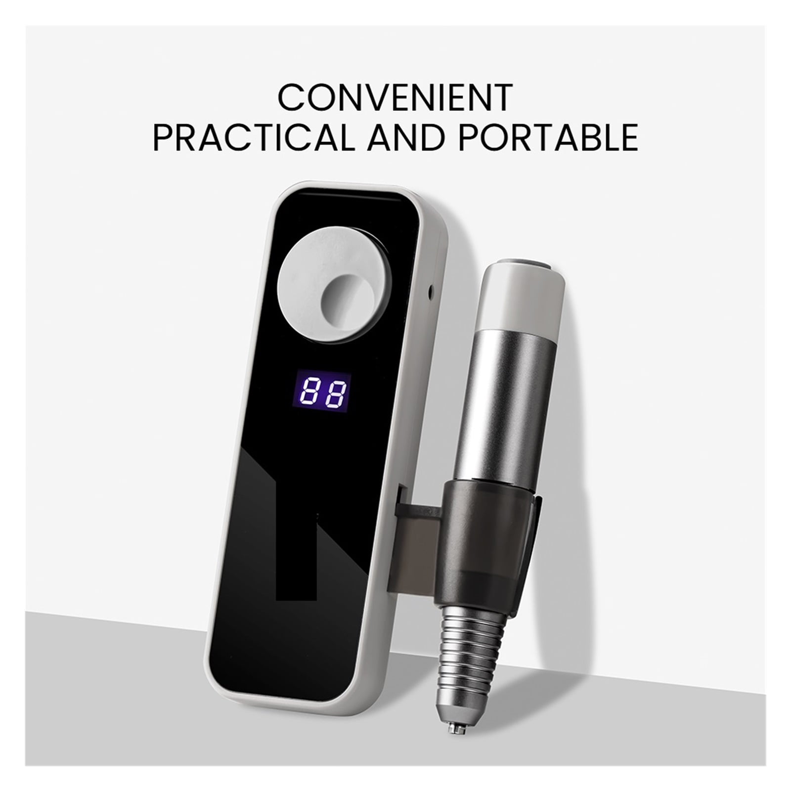 Portable Nail Drill, 35000RPM Electric Nail Drill Machine With Cutter Set Manicur Machin For Manicure Nail Drill Milling Machine Salon Nail Equipment ,Long Lasting