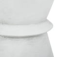 thumbnail image 4 of Hueber Lightweight Concrete Outdoor Side Table, Antique White, 4 of 6