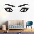 thumbnail image 4 of Vikakiooze Home Decor , Beauty Eye Pattern Removable Wall Sticker Bedroom Living Room DecorationPy-3, 4 of 7