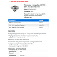 thumbnail image 2 of Thermostat - Compatible with 1993 - 2004 Jeep Grand Cherokee 1994 1995 1996 1997 1998 1999 2000 2001 2002 2003, 2 of 2