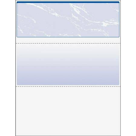Beware Business Security Paper - DocuGard, PRB04501, High Security Blue Marble Business Checks with 11 Features to Prevent Fraud, 500 / Ream, Marble Blue