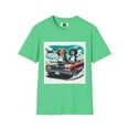 thumbnail image 5 of Beagle Dogs Softstyle T-Shirt - Wacky Sports Car Design, 5 of 10