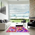thumbnail image 6 of Ahgly Company Indoor Rectangle Patterned Violet Red Pink Abstract Area Rugs, 8' x 12', 6 of 6