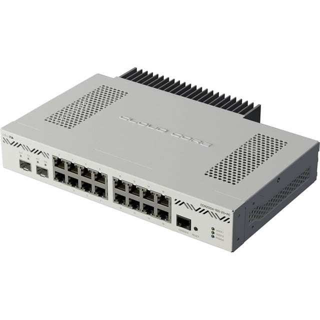 Router Ethernet MikroTik CCR2004-16G-2S+PC 16x Gigabit 2x10G