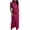 Hot Pink, variant on Hinvhai Women's Sleeveless Bodycon Maxi Dress Clearance Mock Neck Ruched Side Slit Long Tank Dress Black M(M)