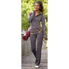 Womens Active Wear 1/2 Zip Jacket Gunmetal Gray with Mossy Oak Country Camo â€“ Medium