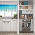 thumbnail image 5 of LALILO Kitchen Curtain Valance Blue Sky And Sea Thailand Rod Pocket Window Curtain 52"x 18" Set of 2, 5 of 5