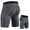 Gray, variant on BUWTTER Shorts for Men Sports Fitness Quick Drying Training Tight Pocket Athletic Pants Black Shorts L