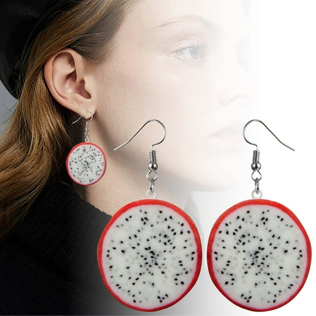Fashion Fruit Earrings Colorful Jewelry Fresh Summer Accessories Lightweight Comfortable Everyday Wear